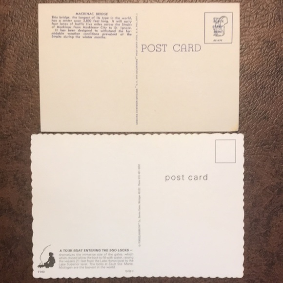 VTG Michigan Ephemera: Postcards, Flyer, Road Map, etc. - Picture 7 of 14